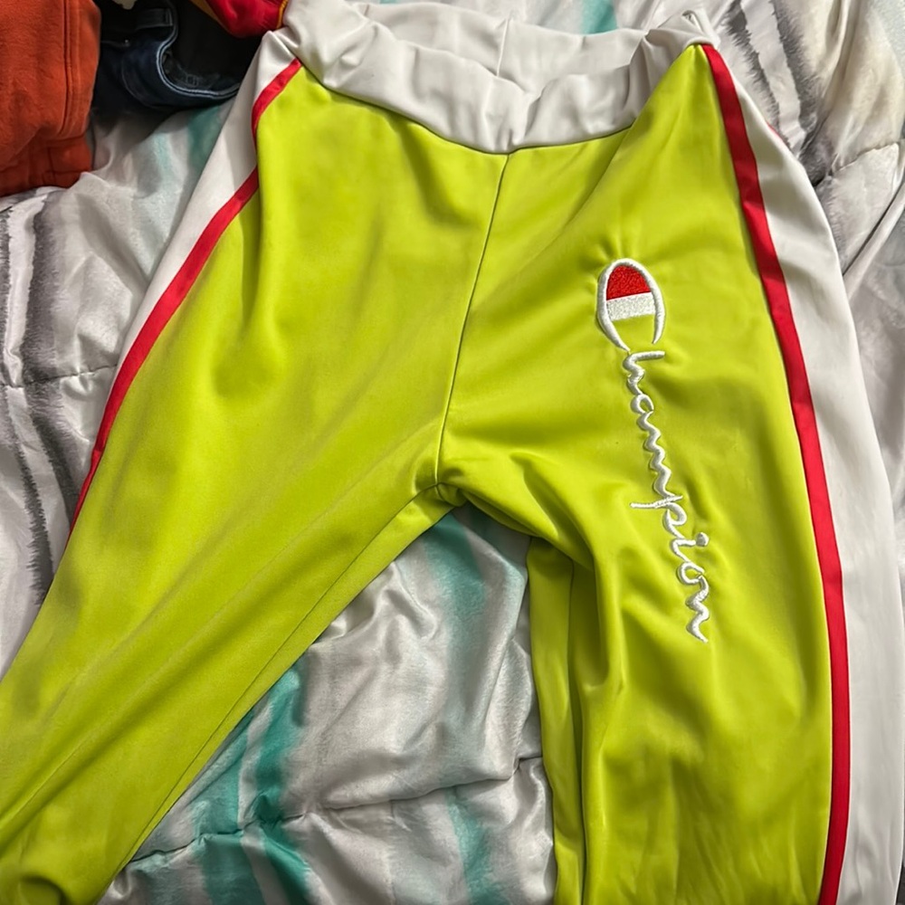 Champion green sweatpants